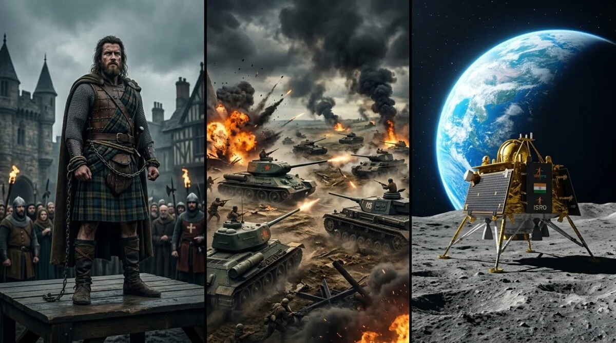 23 अगस्त का इतिहास: William Wallace Execution से Chandrayaan-3 तक की बड़ी घटनाएं 7 Chandrayaan