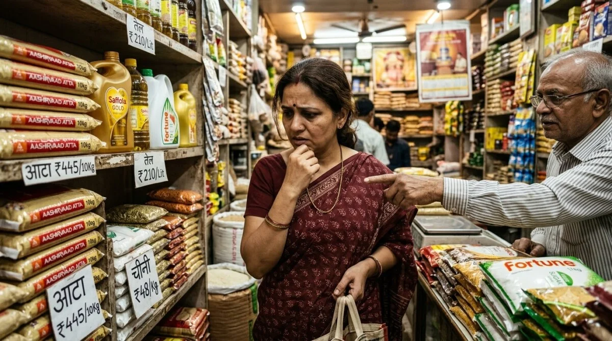 महंगाई का तड़का: आटा, चीनी, तेल सब हुआ महंगा, आम आदमी की जेब पर भारी पड़ा 6 Kitchen Items Price Hike
