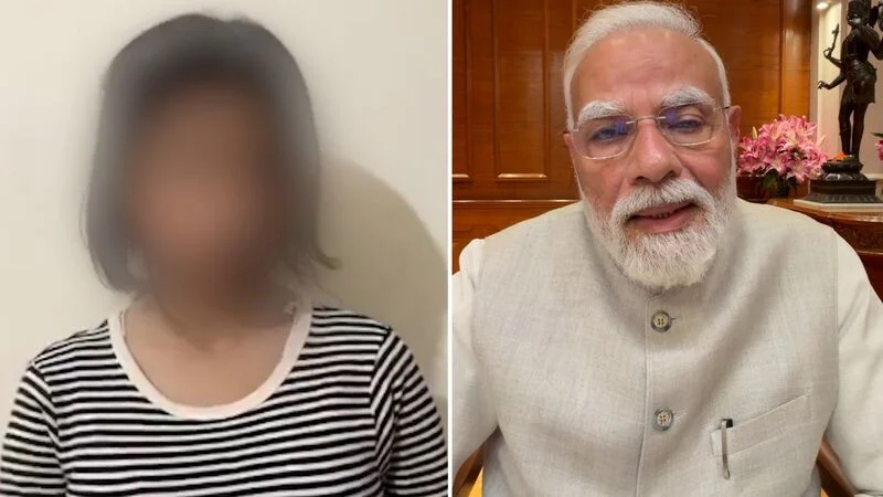 PM Modi को गाली देने वाली लड़की ने मांगी माफी: "मैं भरमाई गई थी" 8 PM Modi Viral Video Apology