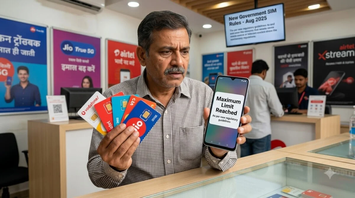 बड़ा अपडेट: Government SIM Card Limit लागू, जानें कितने सिम रख सकते हैं आप 6 Government SIM Card Limit