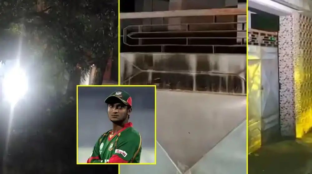 Shakib Al Hasan House Attack