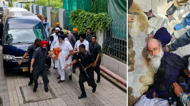 सुखबीर बादल पर Nanded Attack: निहंग ने गुरुद्वारे में किया जानलेवा हमला 6 Sukhbir Badal Attack
