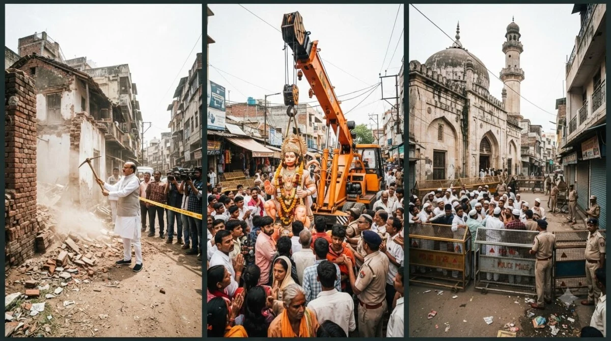 उज्जैन में CM के घर से लेकर शाही मस्जिद तक—विकास बनाम आस्था का द्वंद्व 8 Ujjain Road Widening Controversy Shahi Masjid