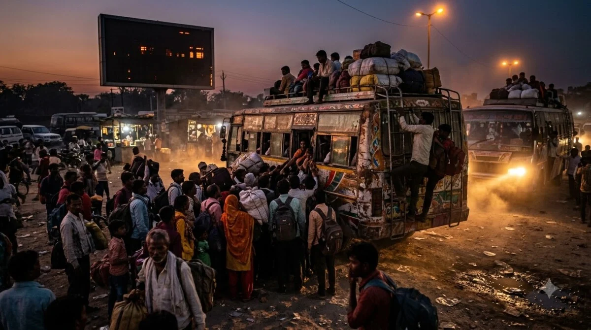 बिहार: दिवाली-छठ पर अनुबंधित बसें बंद, लाखों यात्रियों को झटका Bihar Bus Service Diwali Chhath 7 Bihar Bus Service Diwali Chhath