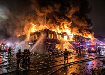 Jammu Market Fire