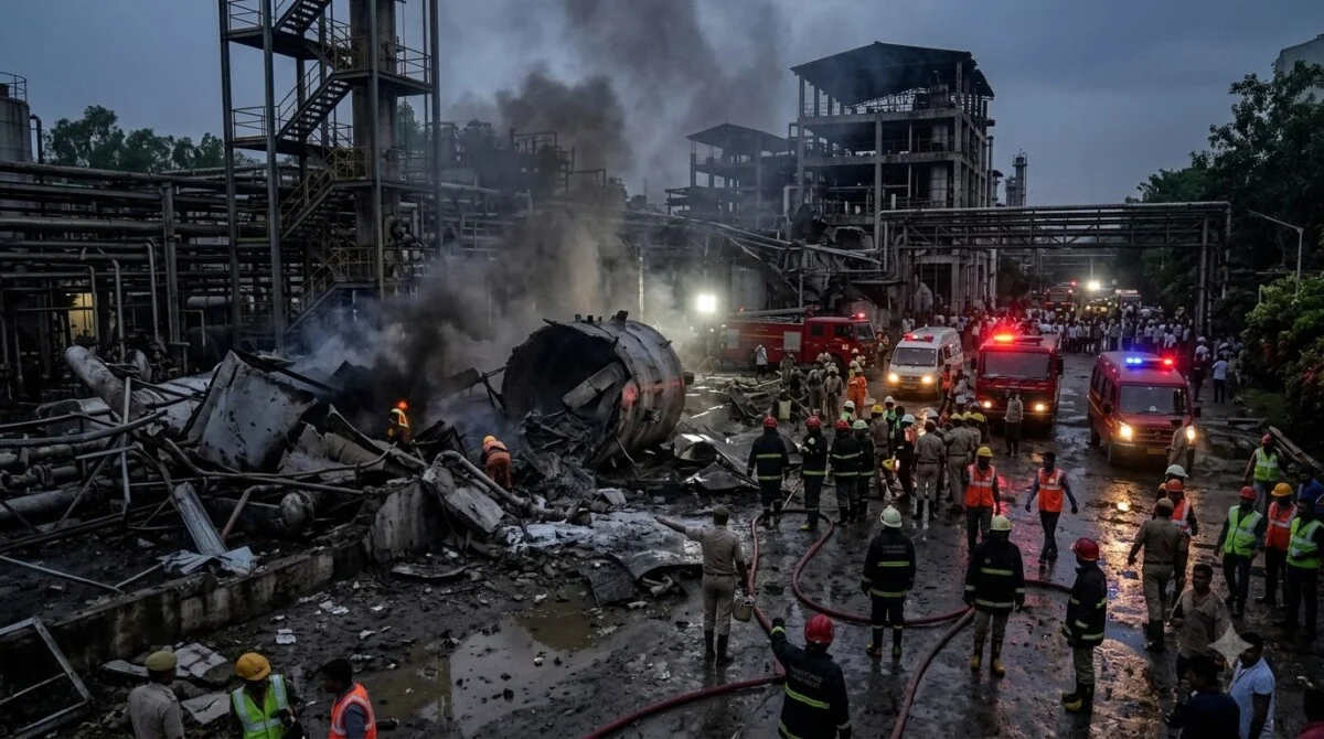 Gujarat Factory Blast: केमिकल फैक्ट्री में धमाका, 5 मजदूरों की मौत 6 Gujarat Factory Blast