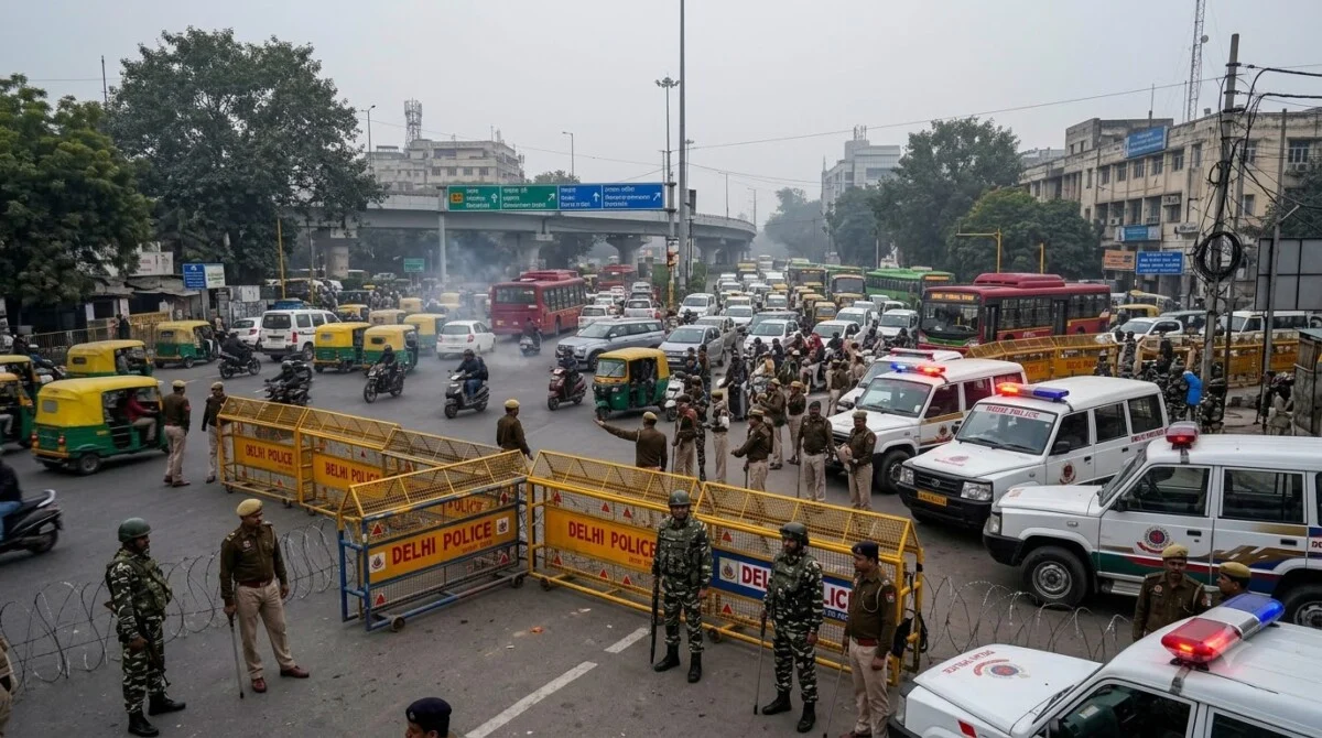 Delhi Traffic Advisory: 35000 जवान और 45 मेट्रो स्टेशन बंद, तुरंत जानें बड़ा अपडेट! 6 Delhi Traffic Advisory