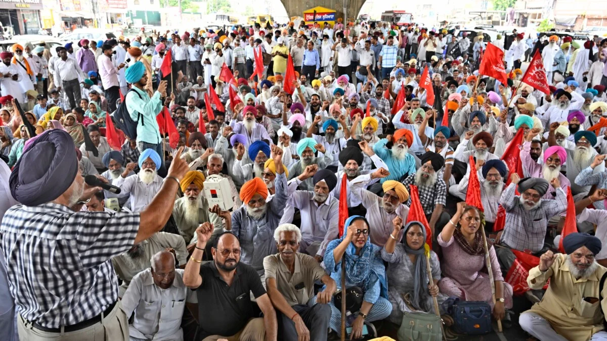 Punjab DA Arrears Protest