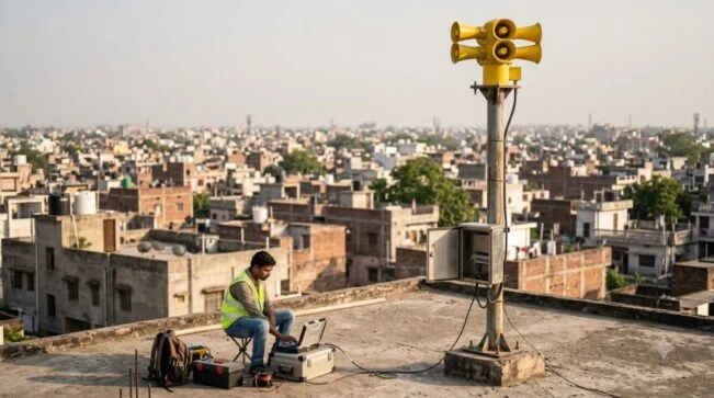 Patna Emergency Siren Test